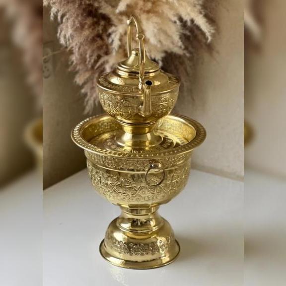 chellal-et-tasse-artisanal-de-fes-pour-lavage-des-mains-doré-PRIX-promo-casablanca-maroc-coucouMarket-Rabat-Fes-Marrakech-Tanger