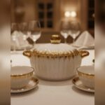 Ensemble de 15 Pièces Oriva Élégant Blanc & Or – Image 2