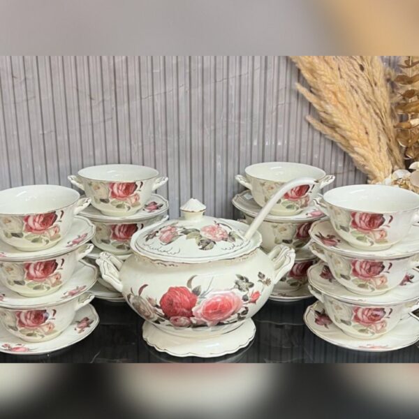 Service-de-Table-Floral-27-Pièces-Roses-Vintage-PRIX-promo-casablanca-maroc-coucouMarket-Rabat-Fes-Marrakech-Tanger