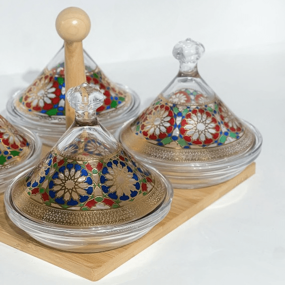 Ensemble-de-4-Mini-Tajines-en-Verre-Zellije-avec-Support-PRIX-promo-casablanca-maroc-coucouMarket-Rabat-Fes-Marrakech-Tanger